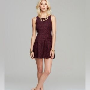 Women’s FREE PEOPLE Chenille Zebra Dress- Size 4